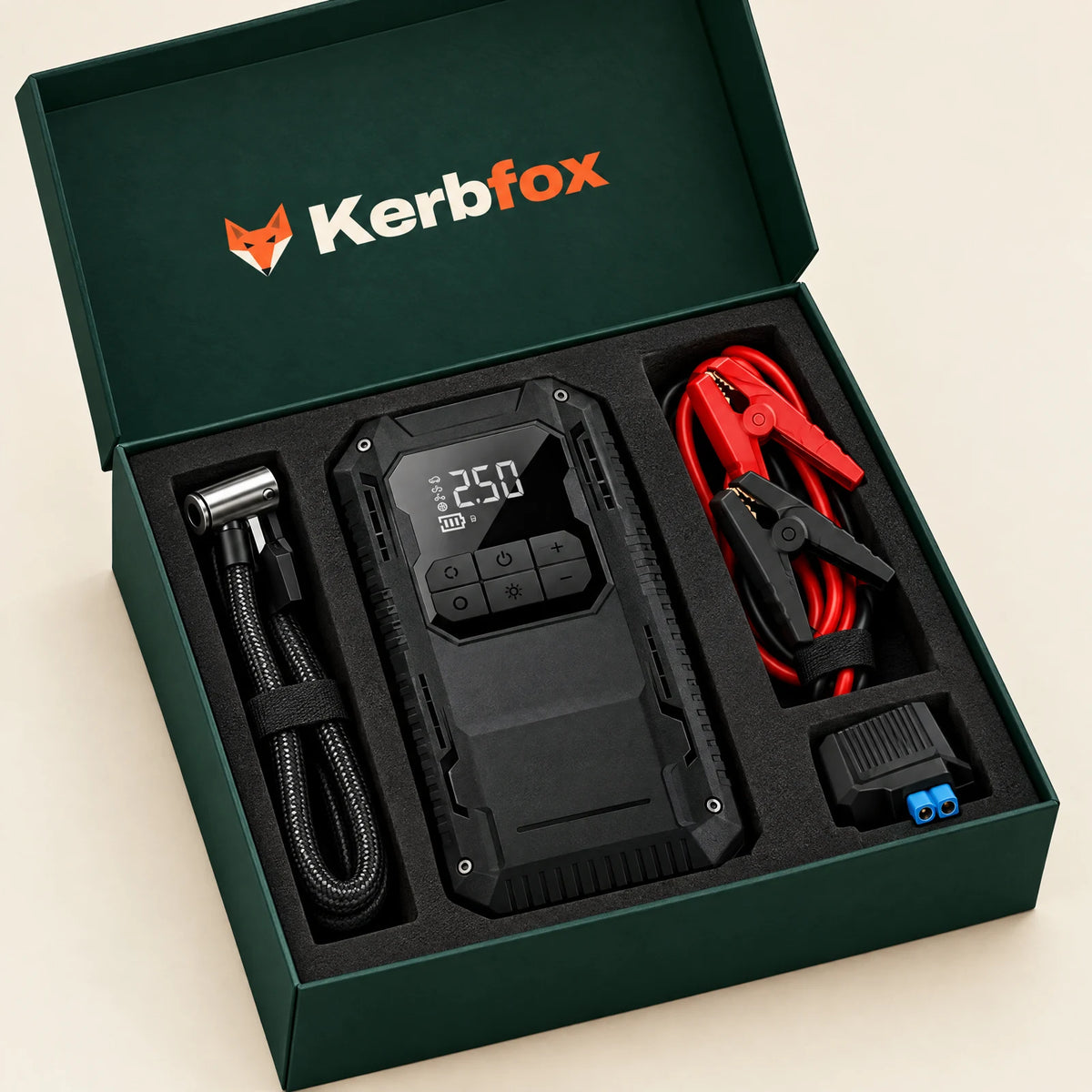 Kerbfox Revive Mini jump starter kit unboxed