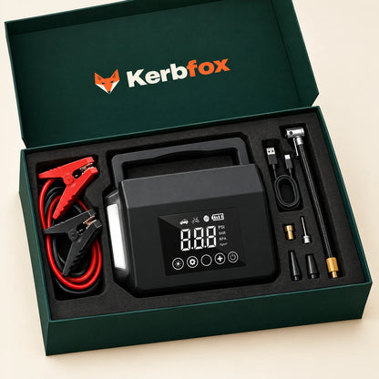 Kerbfox Revive Max jump starter kit unboxed